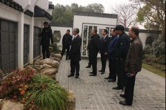 张家口市民政局向导一行认真考察itb8888通博集团