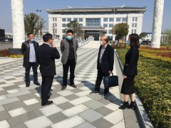 湖州市民政局副局长沈建军来itb8888通博调研生态葬